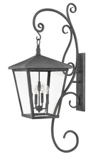  1439DZ - Double Extra Large Wall Mount Lantern with Scroll