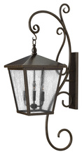  1439RB - Double Extra Large Wall Mount Lantern with Scroll