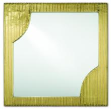  1000-0040 - Morneau Brass Square Mirror