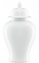  1200-0222 - Imperial White Medium Ginger Jar