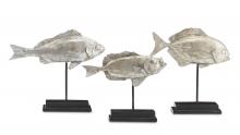  1200-0437 - Silver Fish Set of 3