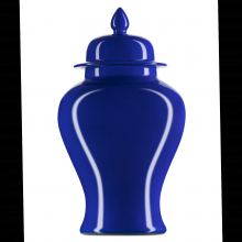 1200-0698 - Ocean Blue Medium Temple Jar