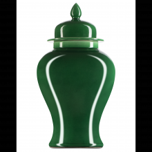  1200-0699 - Imperial Medium Green Temple Jar
