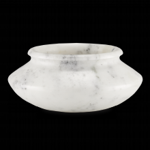  1200-0657 - Punto Small White Marble Bowl