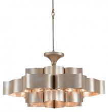  9000-0051 - Grand Lotus Large Silver Chandelier
