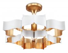  9000-0856 - Grand Lotus White Small Chandelier