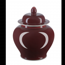  1200-0684 - Oxblood Small Temple Jar