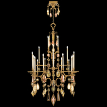  714640-1ST - Encased Gems 53" Round Chandelier