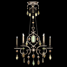  725940-1ST - Encased Gems 50" Oblong Chandelier